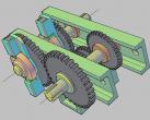 uni-directional gear drive