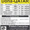 Doha Qatar Job vacancies For Sri Lankans  – Winluck Enterprises