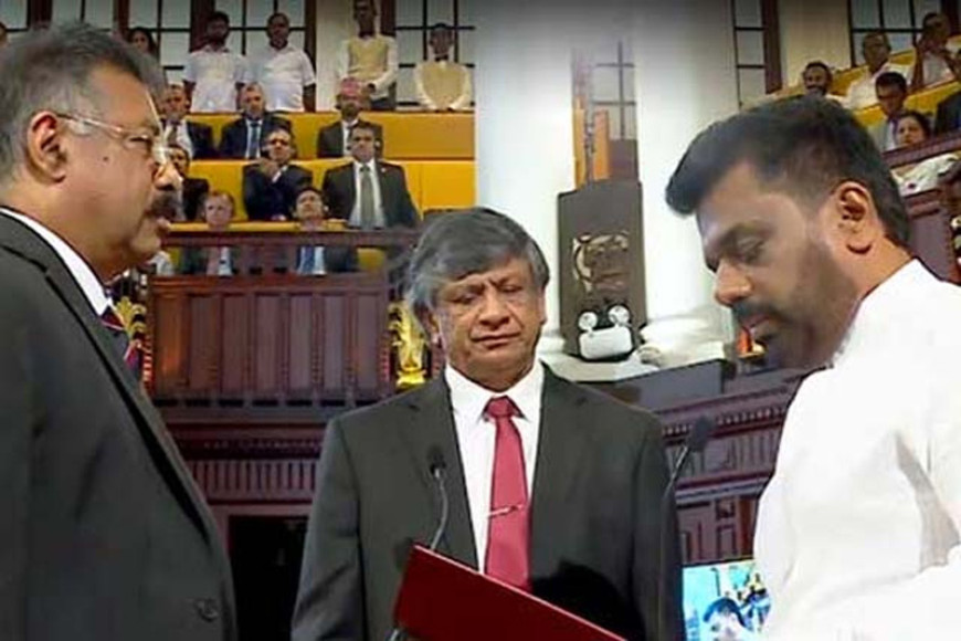 Anura Kumara Dissanayake sworn in as President of Sri Lanka