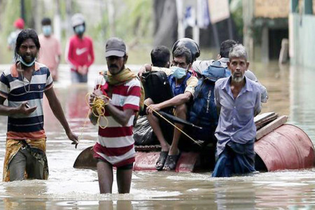 98 persons affected by heavy rains