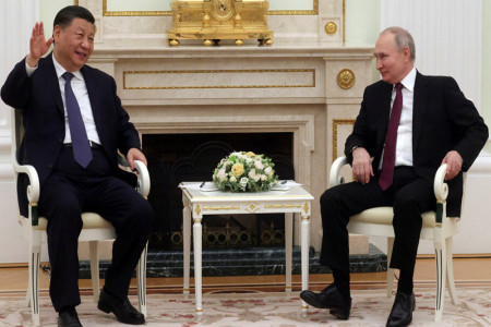 Putin and Xi Celebrate Ties Unbroken by Russia’s War in Ukraine