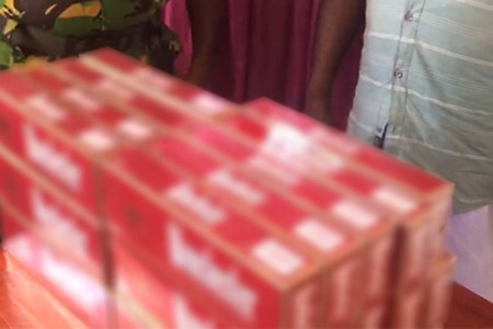 Suspect arrested with 54,000 foreign cigarettes