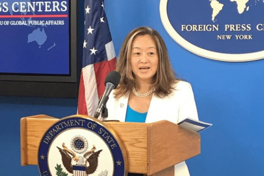 US Secretary of State hails US envoy Julie Chung contribution to Sri Lanka