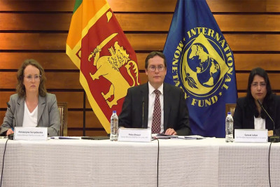 IMF Team to reiew economy in Sri Lanka within Two Weeks;